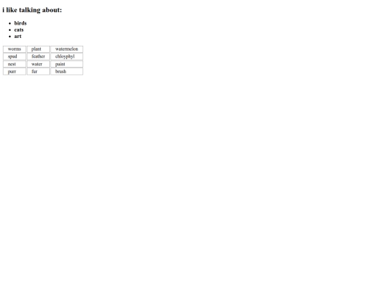 index screenshot