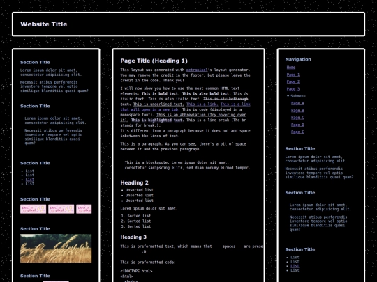 Website screenshot