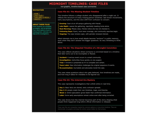 cases screenshot