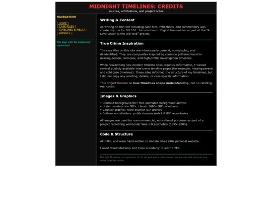 credits screenshot