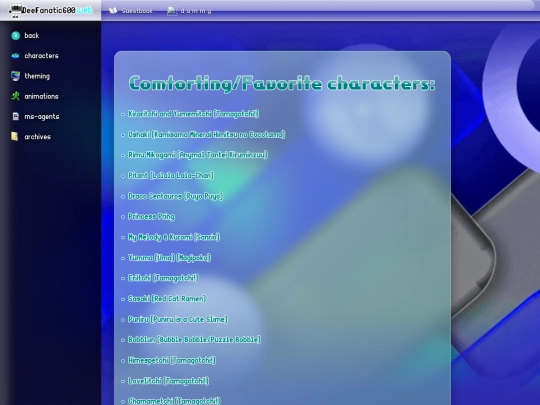 Website screenshot