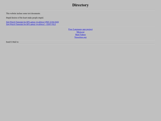 index screenshot
