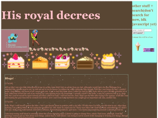 Blogpage screenshot