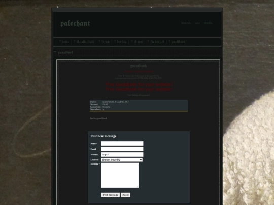 Website screenshot