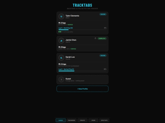 profile-specimen screenshot