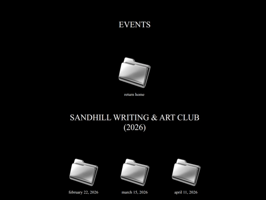 events screenshot