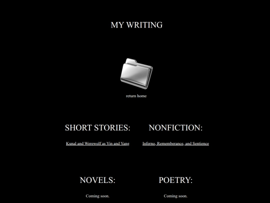 writing screenshot