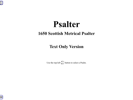 Psalter - Text