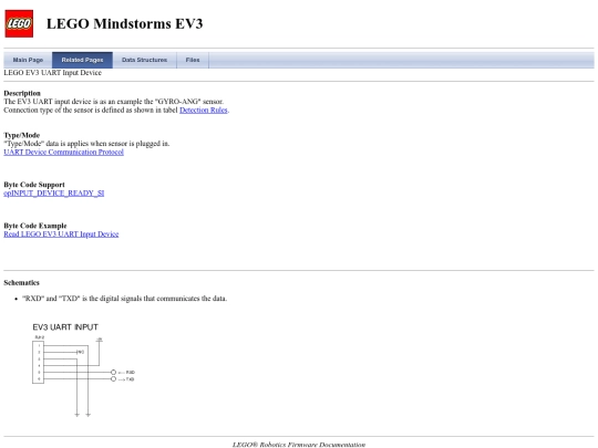 LegoEv3UartInputDevice screenshot