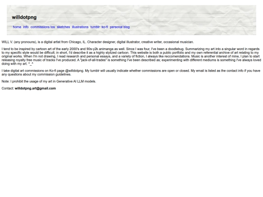 info screenshot