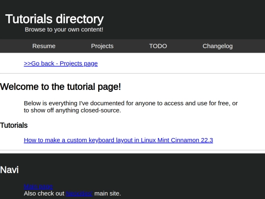 tutorials screenshot