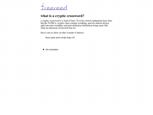 cryptics screenshot