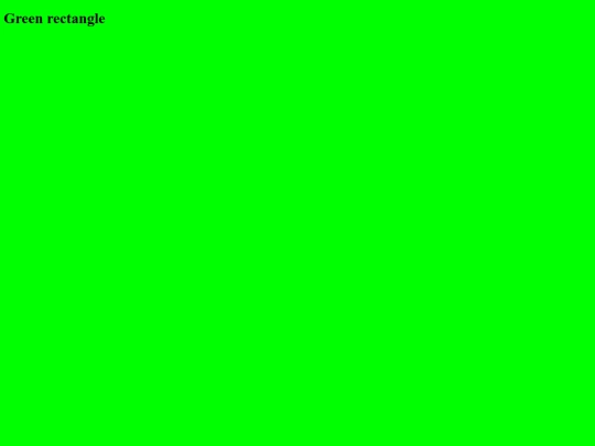 ECS/greenrectangle screenshot