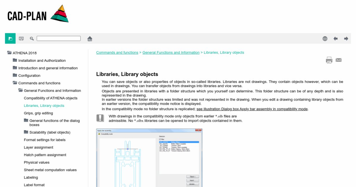 Libraries, Library objects