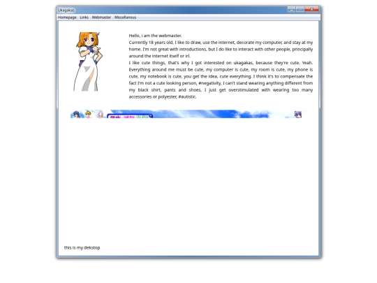 webmaster screenshot