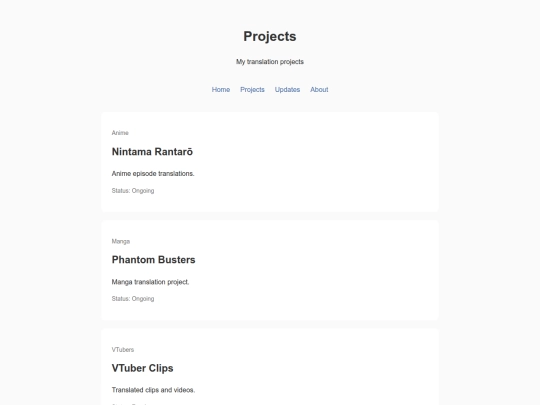 Project screenshot