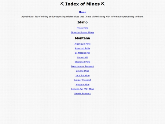mines screenshot