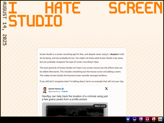 Website screenshot