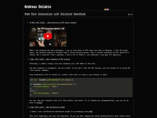 blog screenshot