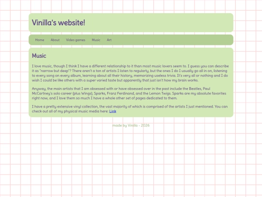 Website screenshot