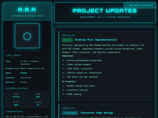 Cool Stuff/araproj screenshot