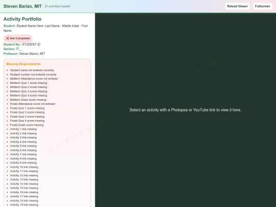 index screenshot