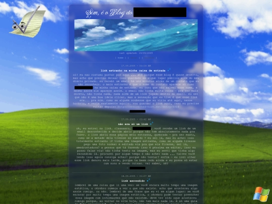 blog screenshot