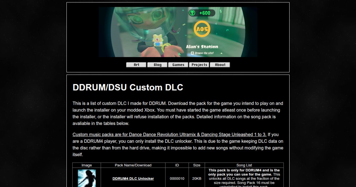 alan's website - DDRUM/DSU Custom DLC