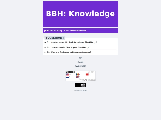 knowledge/FAQ_For_Newbies screenshot