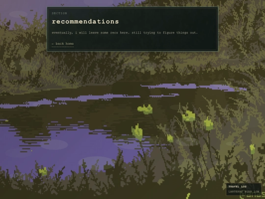 recommendations screenshot