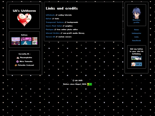 links screenshot