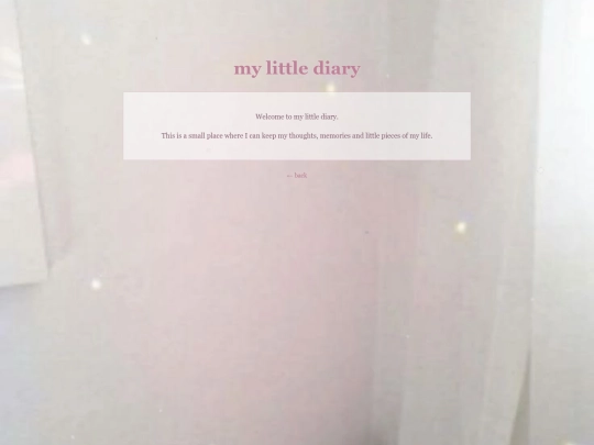 diary screenshot
