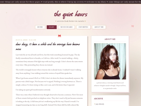 diary screenshot