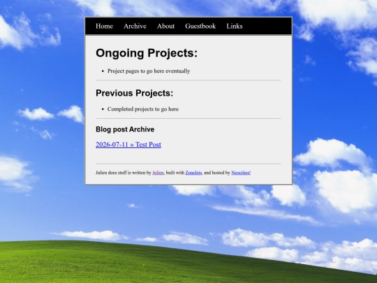 archive screenshot