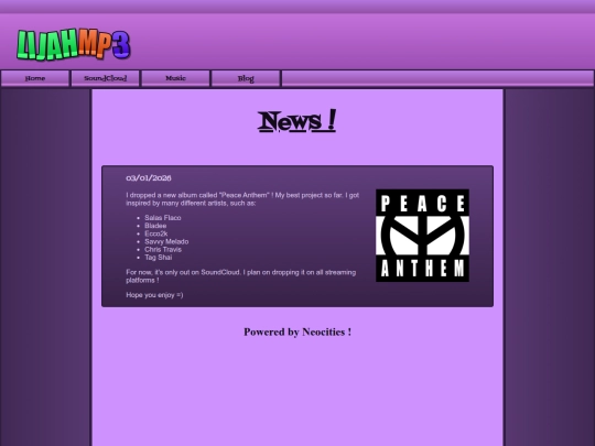 Website screenshot
