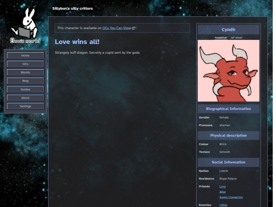 character/Cyndir screenshot