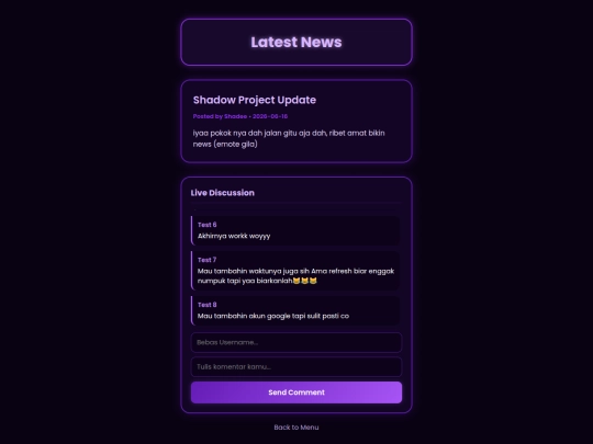 News screenshot