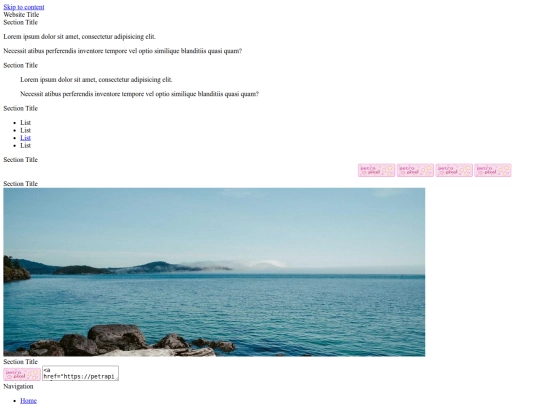 Website screenshot