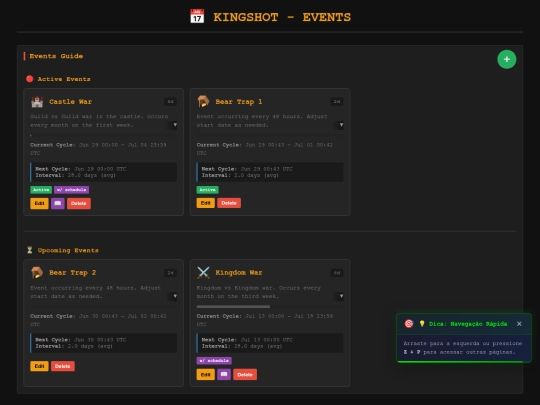 Kingshot/Events screenshot