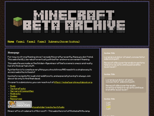 index screenshot