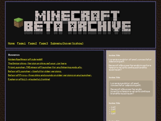 resources screenshot