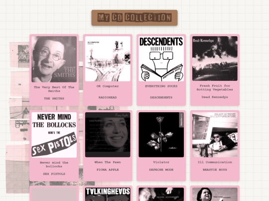 PERSONAL/MEDIA/CD/COLLECTION screenshot