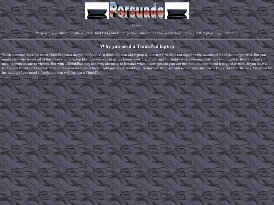 Persuade screenshot