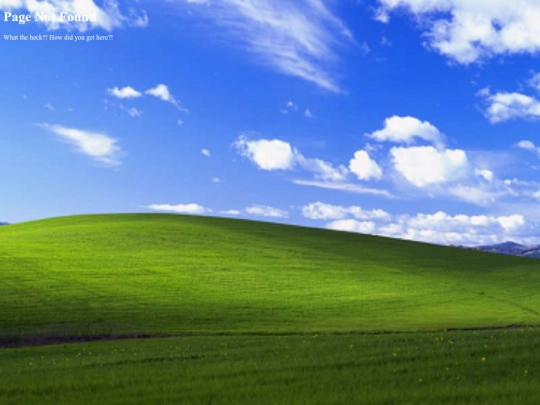 not_found screenshot