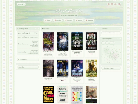library screenshot