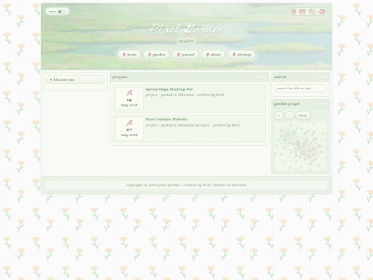projects screenshot