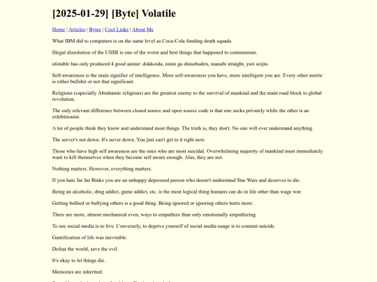 bytes/volatile screenshot
