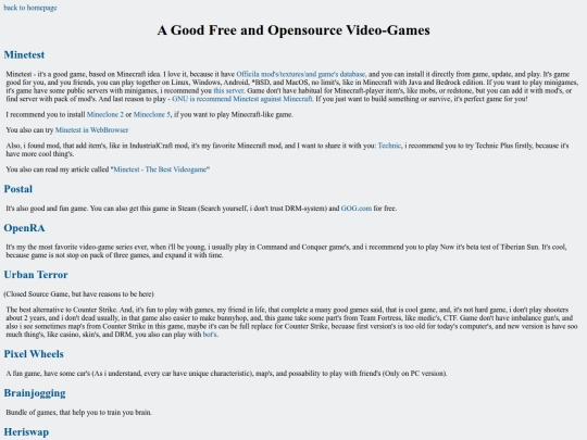 archive/opensourcegames screenshot