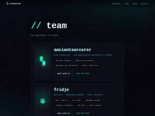 team screenshot