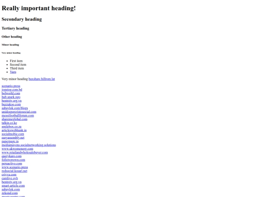 index screenshot